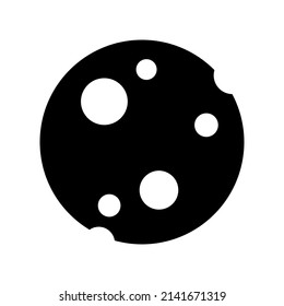 Moon Icon Vector Symbol Design Illustration