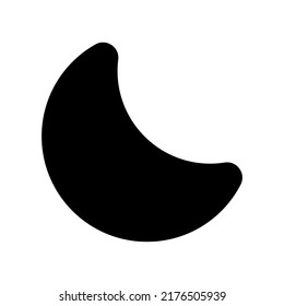 Moon Icon Vector Symbol Design Illustration