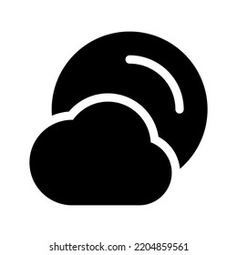 Moon Icon Vector Symbol Design Illustration