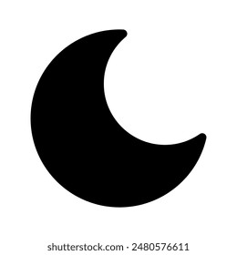 Moon Icon Vector Symbol Design Illustration