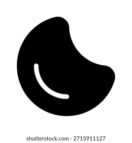 Moon Icon Vector Symbol Design Illustration