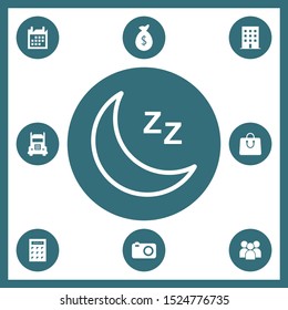 Moon icon for web and mobile