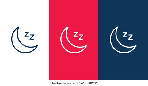 Moon icon for web and mobile