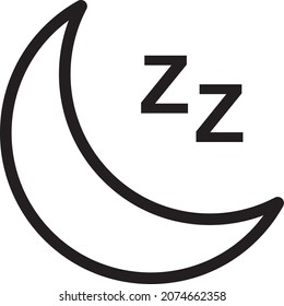 Moon icon for web and mobile