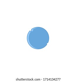 ilustración lunar con diseño de estilo plano