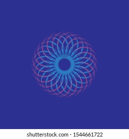 moon illustration vector modern and abstract