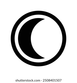 Plantilla de Vector de logotipo de ilustración de luna