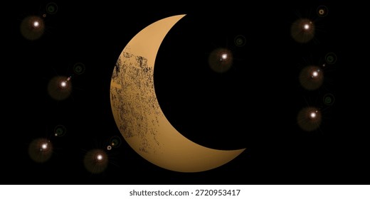 Ilustración de la luna Icono de animación de Vector de la luna. Planeta Galaxia Ilustración de la NASA. Luna llena amarilla. Ilustración de acuarela de la luna llena, dibujado a mano. Un satélite de la tierra, un planeta aislado sobre un fondo negro. un elemento decorativo para el diseño y la decoración.