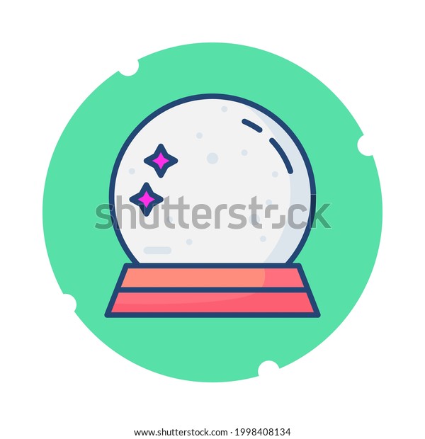 Moon lamp vector\
icon. Planet and space\
icon