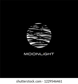 Moon Light Abstract Silhouette Logo Template