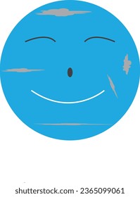 Moon light night. This is a vector moon and its editable.