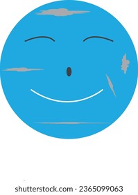 Moon light night. This is a vector moon and its editable.