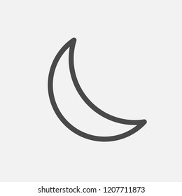 Moon Line icon