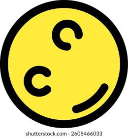 Moon Line vector Icon Design