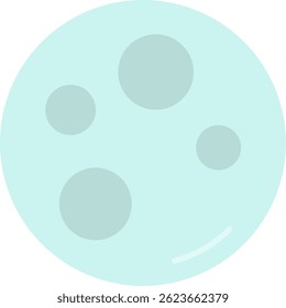 Moon Line vector Icon Design