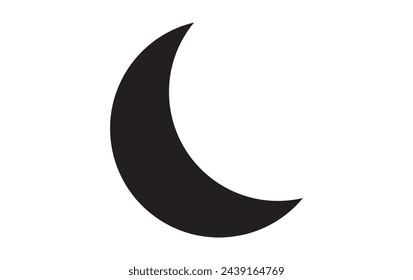 Moon logo design, creative moon logo, night logo.