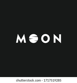 Moon Logo Design Template Vector Illustration