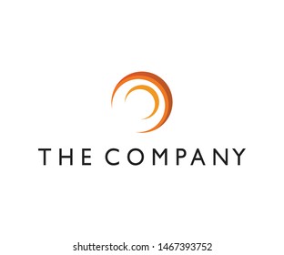 Moon logo design vector illustration on background