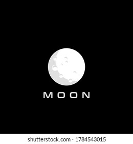 Moon logo designs vector template art