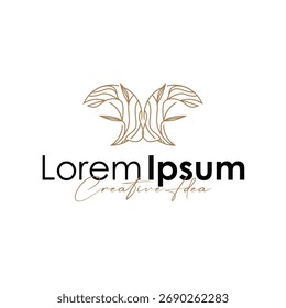 Moon logo simple minimalist line design modern concept illustration design template and poster also product brand