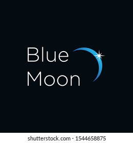 Moon logo simple strong and elegant
