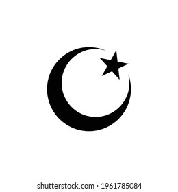 moon logo stock illustration design