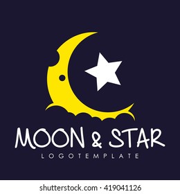 Moon Logo template