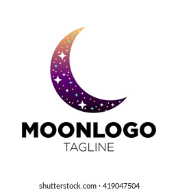 Moon Logo template