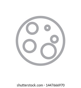 Moon logo template vector night icon design