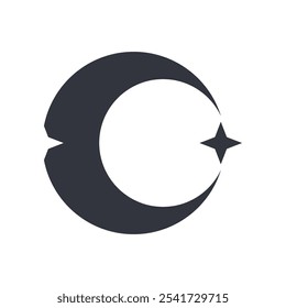Moon Logo Vector Icon Template Illustration