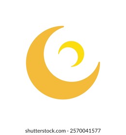 Moon Logo Vector Icon Template Illustration