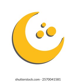 Moon Logo Vector Icon Template Illustration