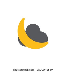 Moon Logo Vector Icon Template Illustration