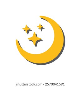 Moon Logo Vector Icon Template Illustration