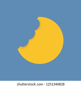Moon. logo moon. Vector illustration. EPS 10.