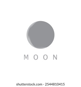 modelo de ilustração vetor do logotipo da lua