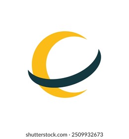 Ícone de modelo do vetor de logotipo da Lua