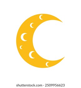 Moon Logo Vector Template Icon