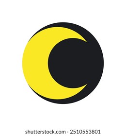 Moon Logo Vector Template Icon