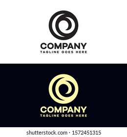 moon logo, wave logo, circle icon