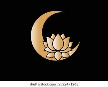Mond mit Lotusdesign, Siegergrafik