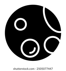 Moon Lunar for Space Icon