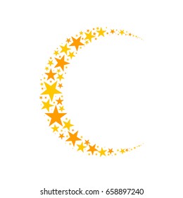 The moon is made up of stars