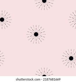 moon minimalist esoteric astrology witch seamless background