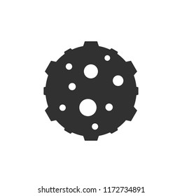 Moon. monochrome icon