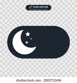 moon night icon symbol template for graphic and web design collection logo vector illustration