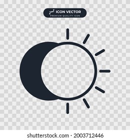 moon night icon symbol template for graphic and web design collection logo vector illustration
