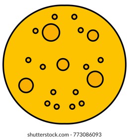 moon night isolated icon