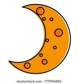 moon night isolated icon
