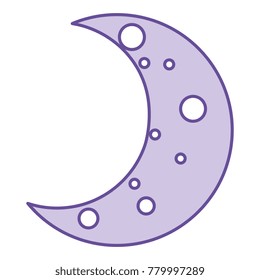 moon night isolated icon